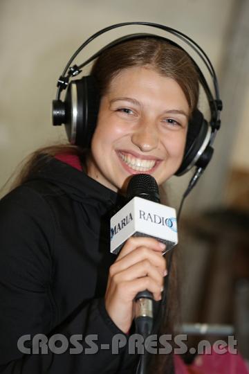 2012.07.21_20.23.13.jpg - Alina Hauer: hier das Gesicht zur netten jungen Stimme von Radio Maria.