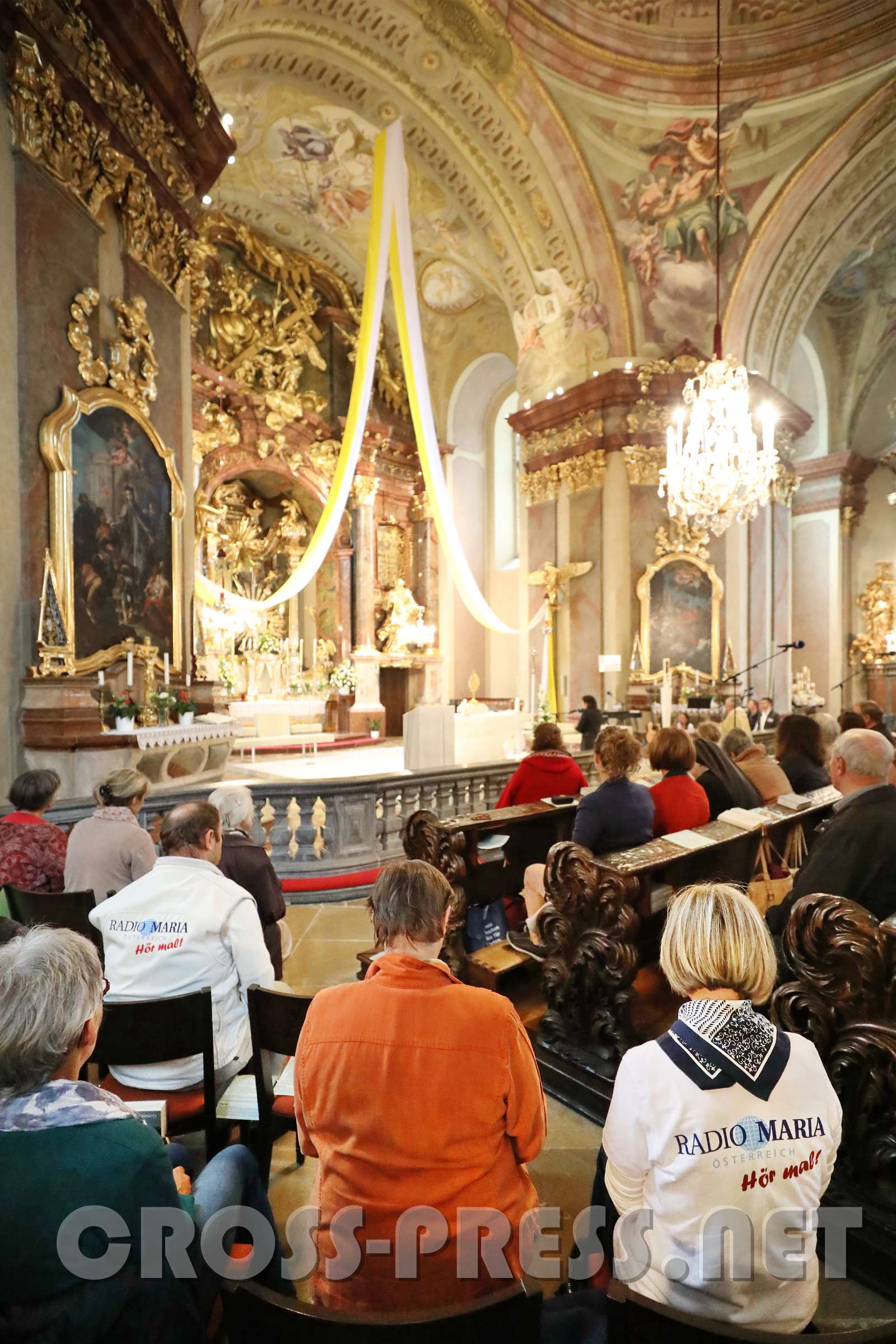 JahresWallfahrt von Radio Maria Austria Die Wallfahrt war bestens besucht - die Kirche übervoll.