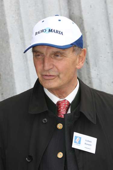 JahresWallfahrt von Radio Maria Austria RM-Präsident Lukas Bonelli.