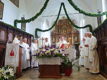 Proštenje Male Gospe u Sveticama Ozalj, Svetice, 08.09.2022 Proštenje na "Malu Gospu" u Sveticama Svečanu euharistiju povodom blagdana rođenja bl....